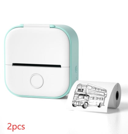 Portable Mini Thermal Label Printer Home Photo Printer Bluetooth Mini Label Printer