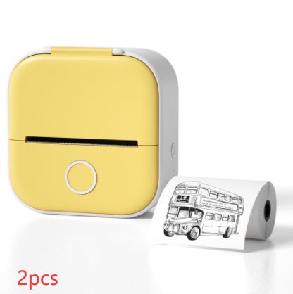 Portable Mini Thermal Label Printer Home Photo Printer Bluetooth Mini Label Printer