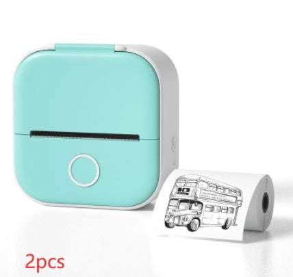 Portable Mini Thermal Label Printer Home Photo Printer Bluetooth Mini Label Printer