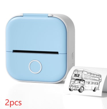 Portable Mini Thermal Label Printer Home Photo Printer Bluetooth Mini Label Printer