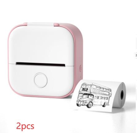 Portable Mini Thermal Label Printer Home Photo Printer Bluetooth Mini Label Printer