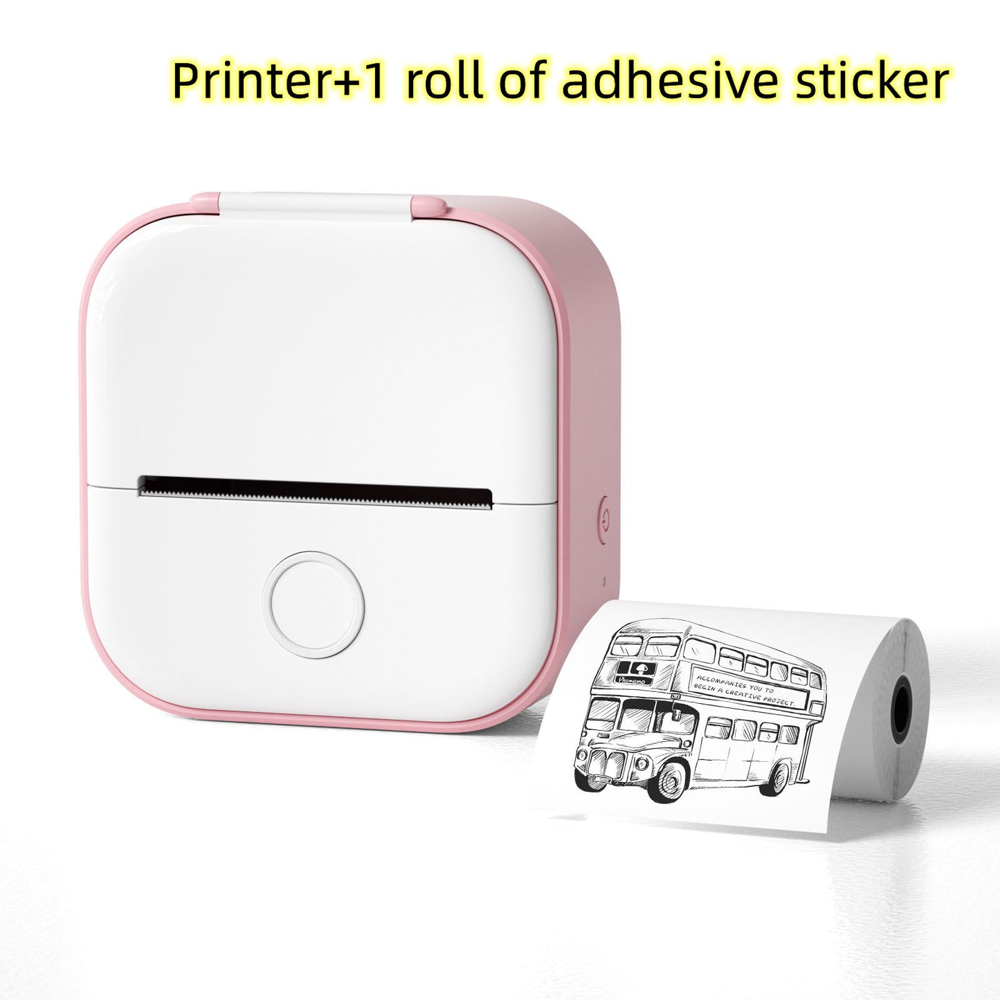 Portable Mini Thermal Label Printer Home Photo Printer Bluetooth Mini Label Printer